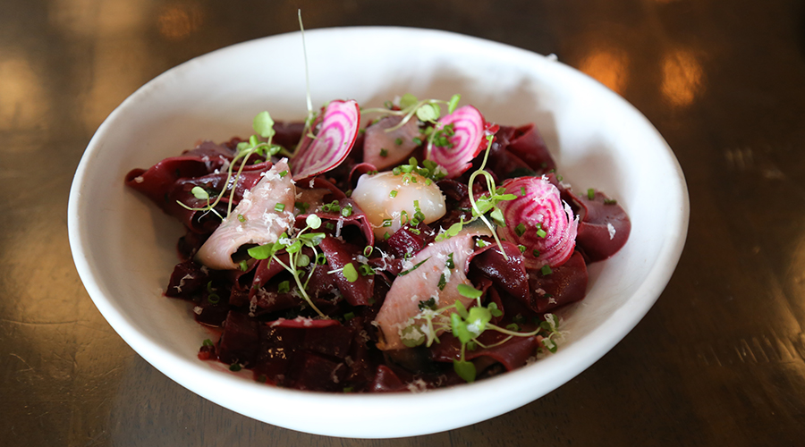 Baduzzi’s beetroot pappardelle