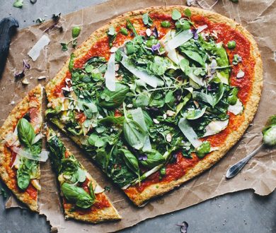 Lighten up lockdown pizza night with this irresistible cauliflower pizza base recipe