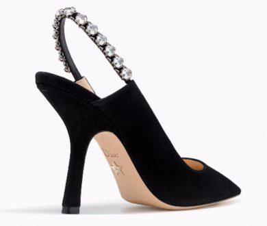 Rhinestone sling-backs