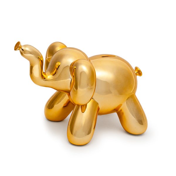 Balloon elephant money bank