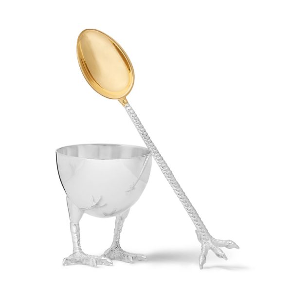 Asprey egg cup and spoon
