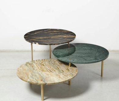 Tectonic Tables by Maarten De Ceulaer for Nilufar Gallery