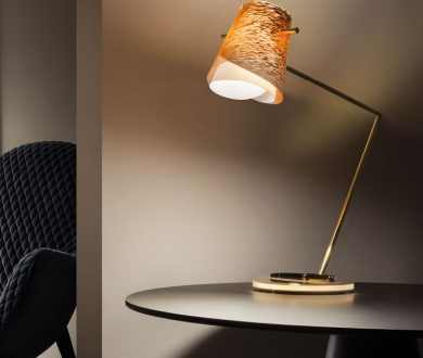 Overlay Desk Lamp by Slamp and Maison Montblanc