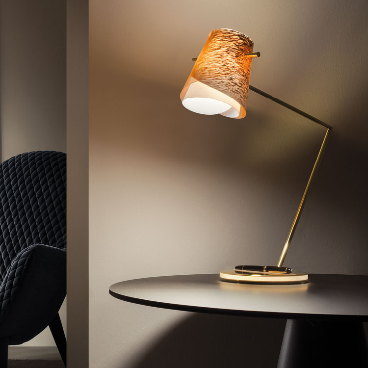 Overlay Desk Lamp by Slamp and Maison Montblanc