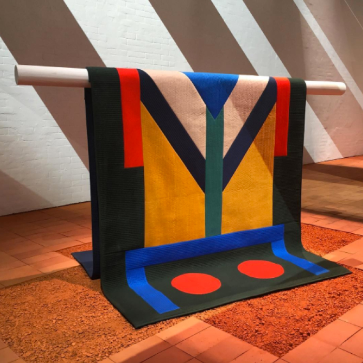 Nubi-quilted Cashmere Patchwork Throw by Seulgi Lee for Hermes
