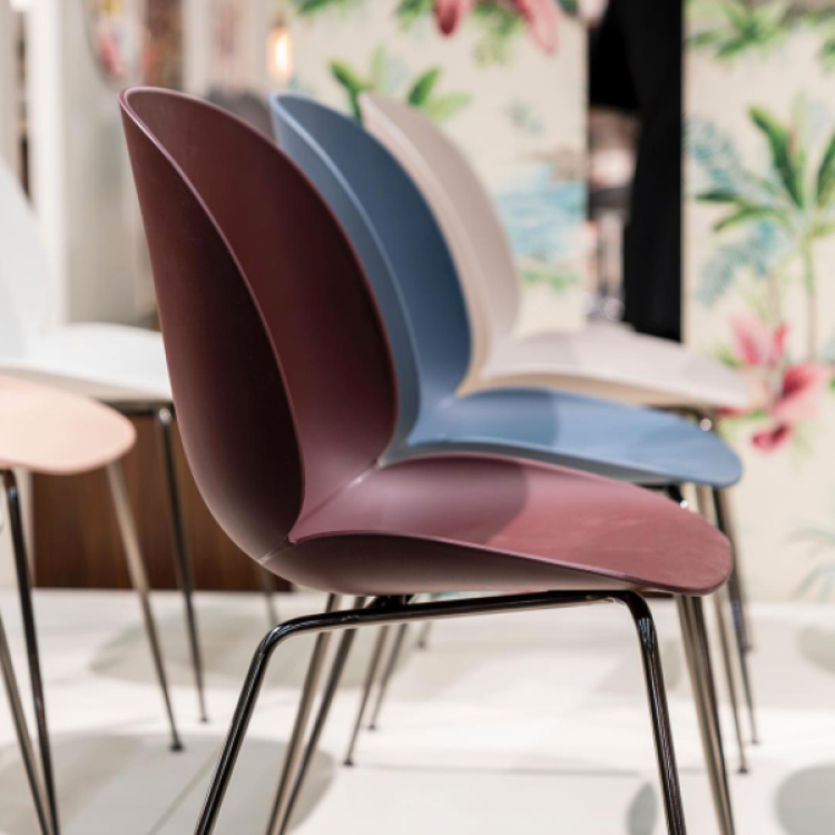 Unupholstered Beetle Chairs by Gubi
