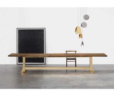Trunk II table by Philipp Mainzer for e15