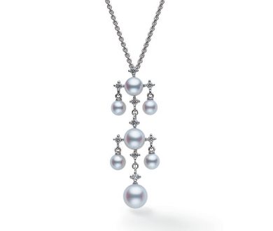 Mikimoto chandelier style pendant