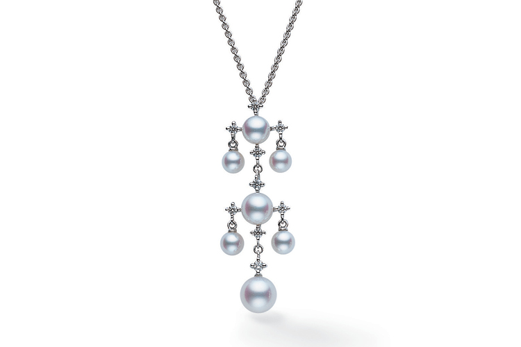Mikimoto chandelier style pendant