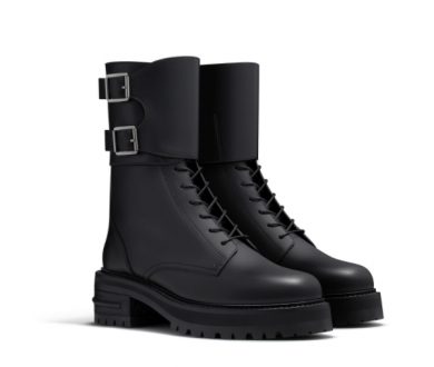 Buckles: Dior Ranger boot in black calfskin leather