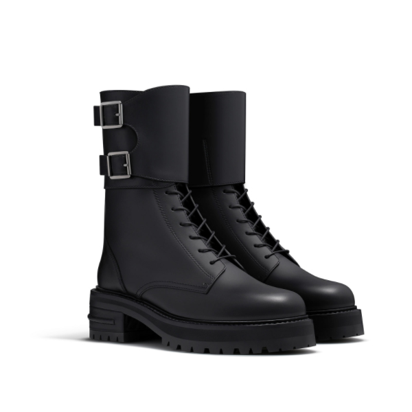 Buckles: Dior Ranger boot in black calfskin leather