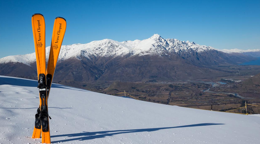 Clicquot in the Snow