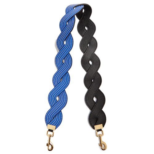 Loewe twisted wave leather bag strap