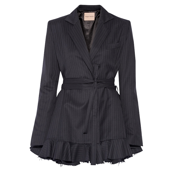 Maggie Marilyn Give Me Strength pinstripe blazer