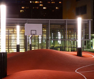3D Basketball Court