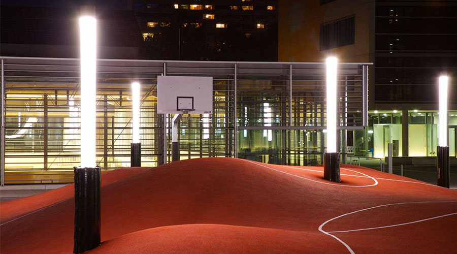 3D Basketball Court