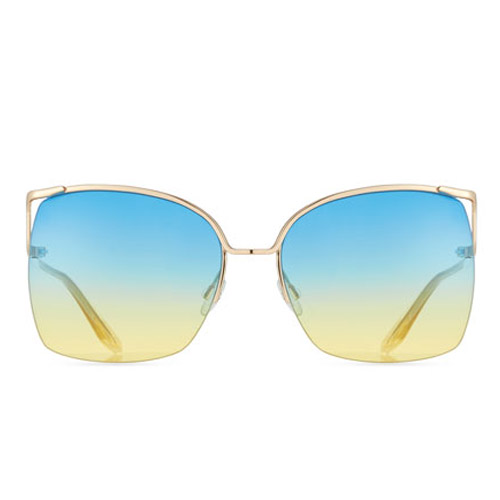 Barton Perriera Satdha semi-rimless sunglasses