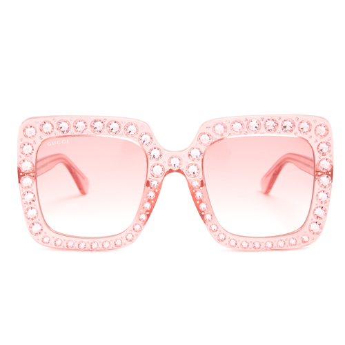 Gucci oversized embellished sunglasses