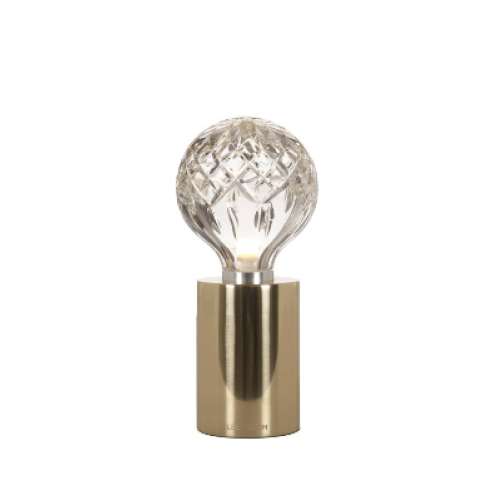 Clear Crystal Bulb table lamp by Lee Broom
