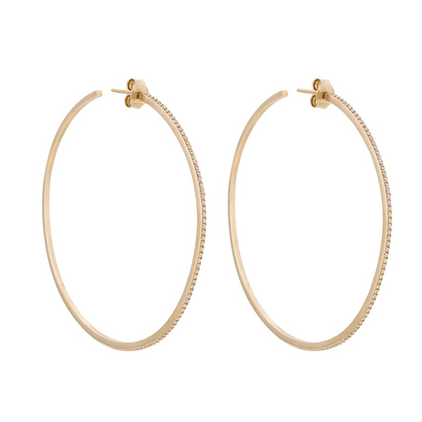 Georgia Alice x Meadowlark pave hoops