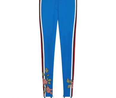 Gucci Embroidered jersey stirrup legging