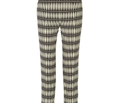 Lanvin printed crepe pants