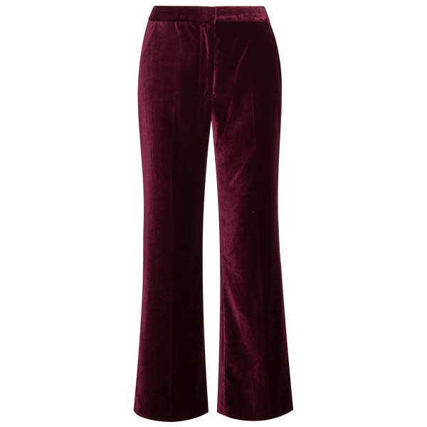 Stella McCartney velvet flared pants