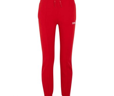 Vetements embroidered track pants
