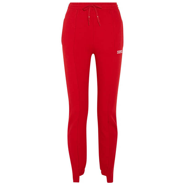 Vetements embroidered track pants