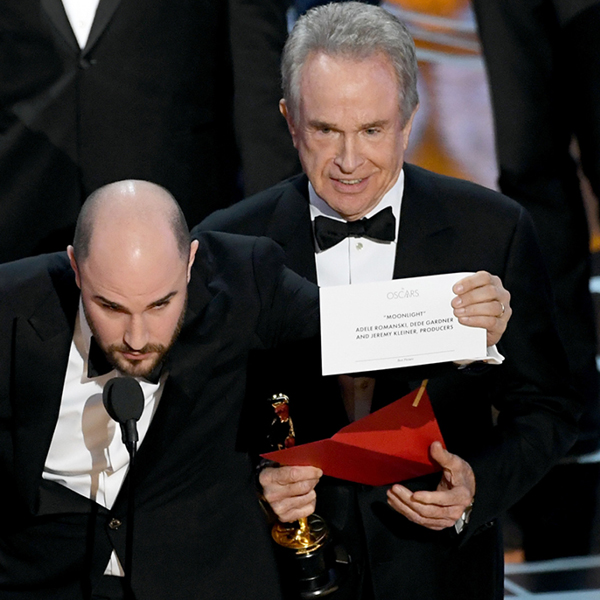 Wrong 'Best Picture' Announcement