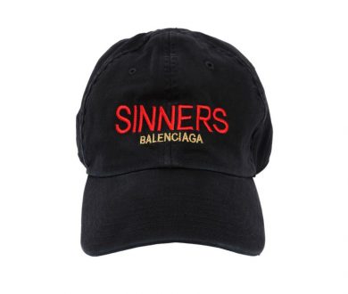 balenciaga suede cap