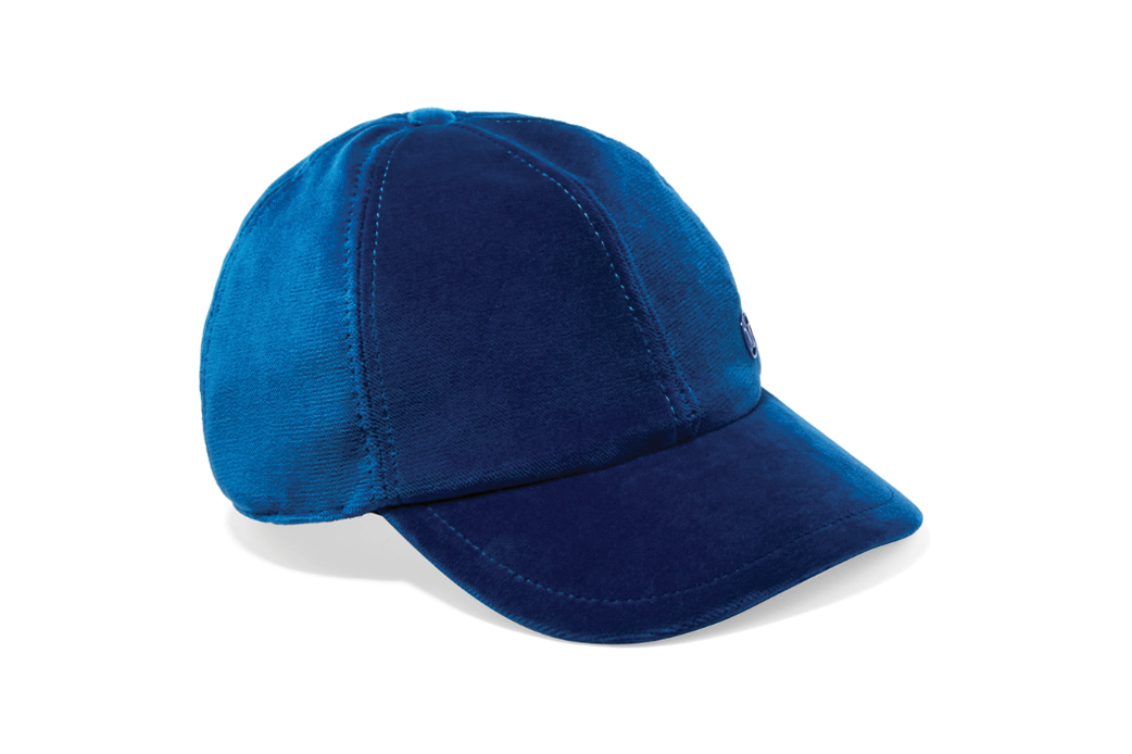 Maison Michel Tiger velvet cap