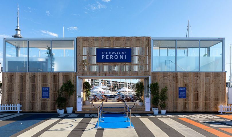 Video: the House of Peroni has officially landed in Auckland’s Viaduct Harbour