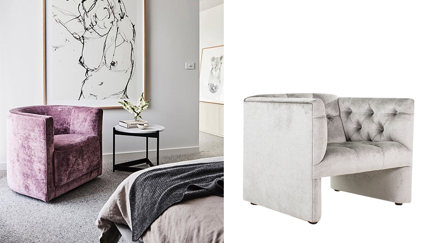 king living oliver tub chair
