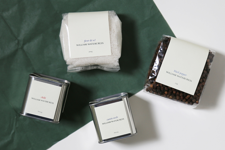 William Watercres spices and salts