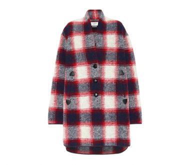 Isabel Marant Etoile Grabrie check coat