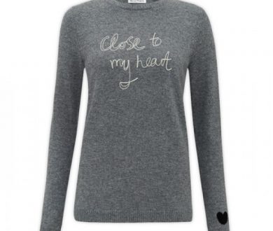 Bella Freud Close To My Heart cashmere jumper