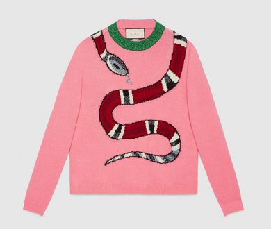 Kingsnake wool knit sweater