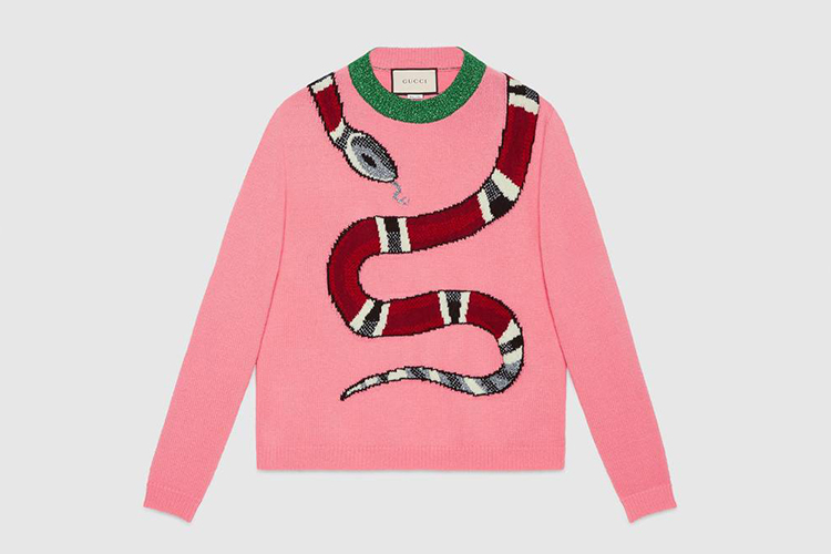 Kingsnake wool knit sweater