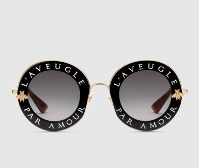 Round-frame metal sunglasses