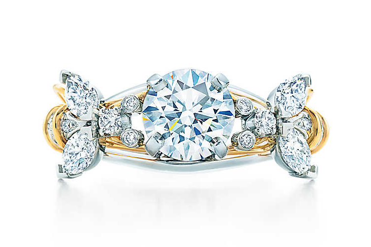 Schlumberger Two Bees engagement ring