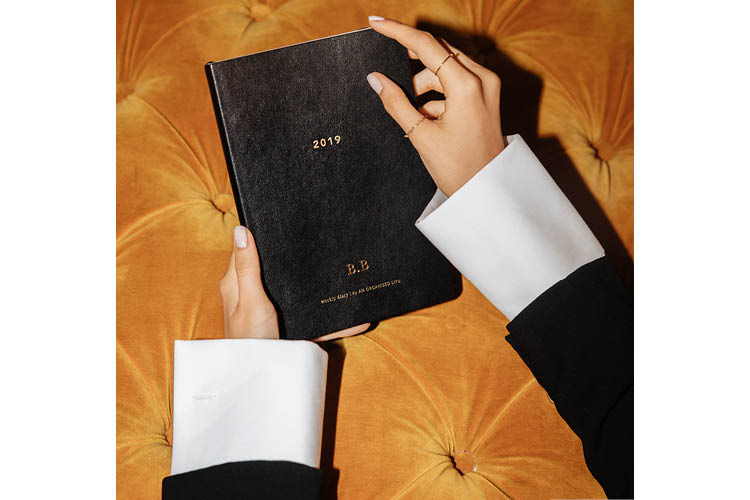 2019 Monogrammed Weekly Organiser