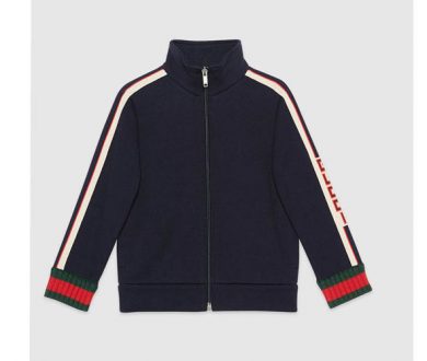 Children's sweatshirt with Gucci Jacquard Trim