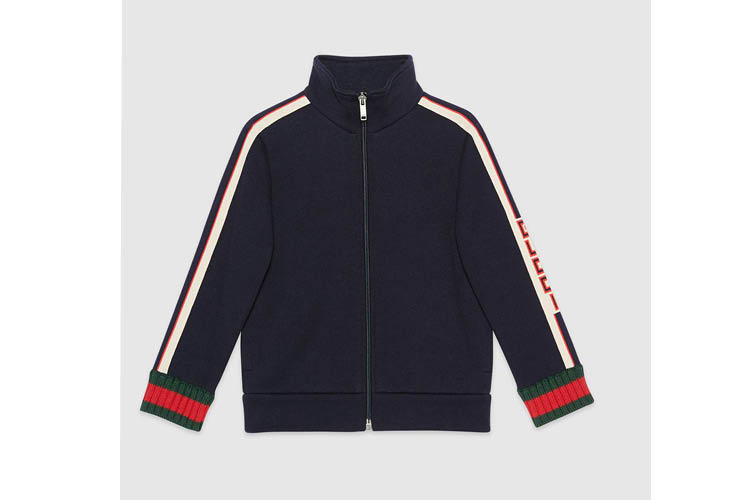 Children's sweatshirt with Gucci Jacquard Trim