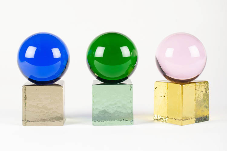 Mini Sculptures In Solid Glass