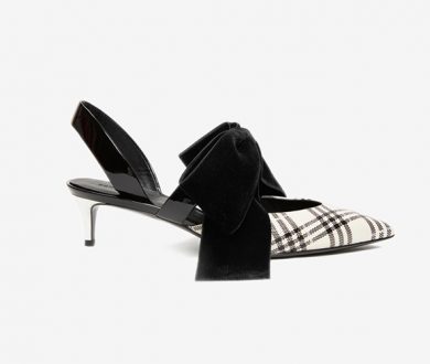 Self-Portrait Velvet Ribbon Shoes