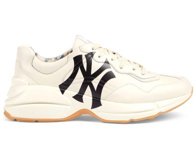 Rhyton sneaker with NY Yankees print