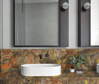 Plastic stone tiles by Enis Akiev