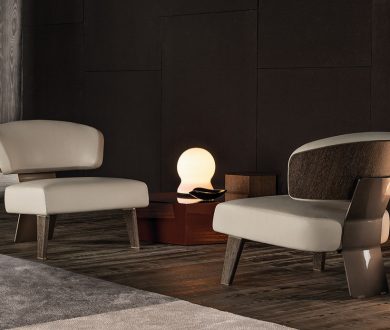 Creed Wood Armchair by Minotti