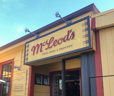 McLeod’s Brewery has re-opened its pizza barn, giving us the perfect excuse for a day trip